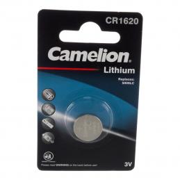 Батарейка Camelion Lithium CR1620-BP1 3В литиевая дисковая специальная 1шт (517173)